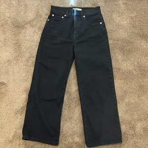 Madewell - Slim - wide leg crop jeans
